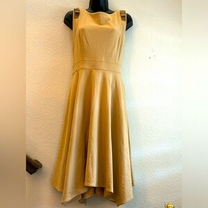 Calvin Klein Camel Midi Dress